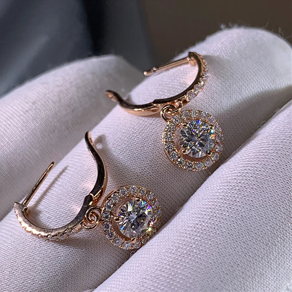 Luna Halo Drops Earrings