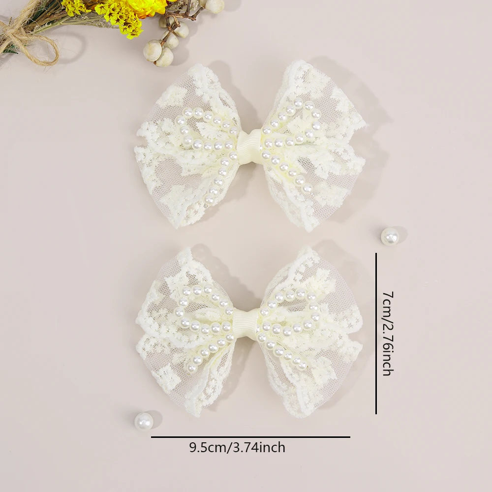 Snowflake Lace Bow