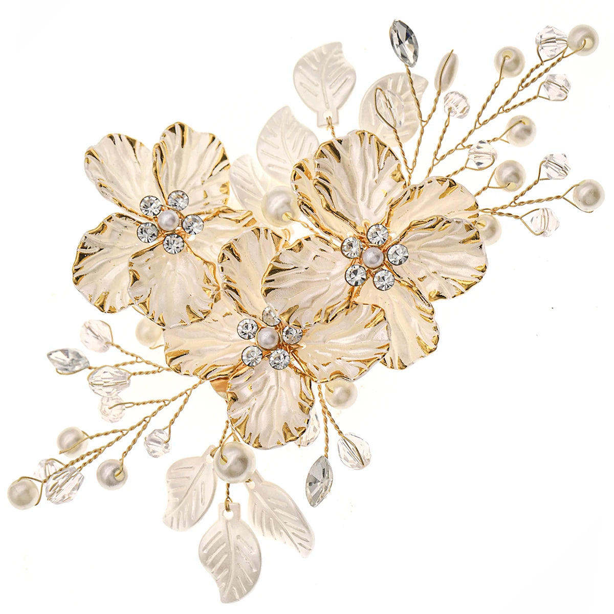 Blush Pearl Bloom Hair  Clip