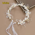 Celestial Pearl Flower Crown headband