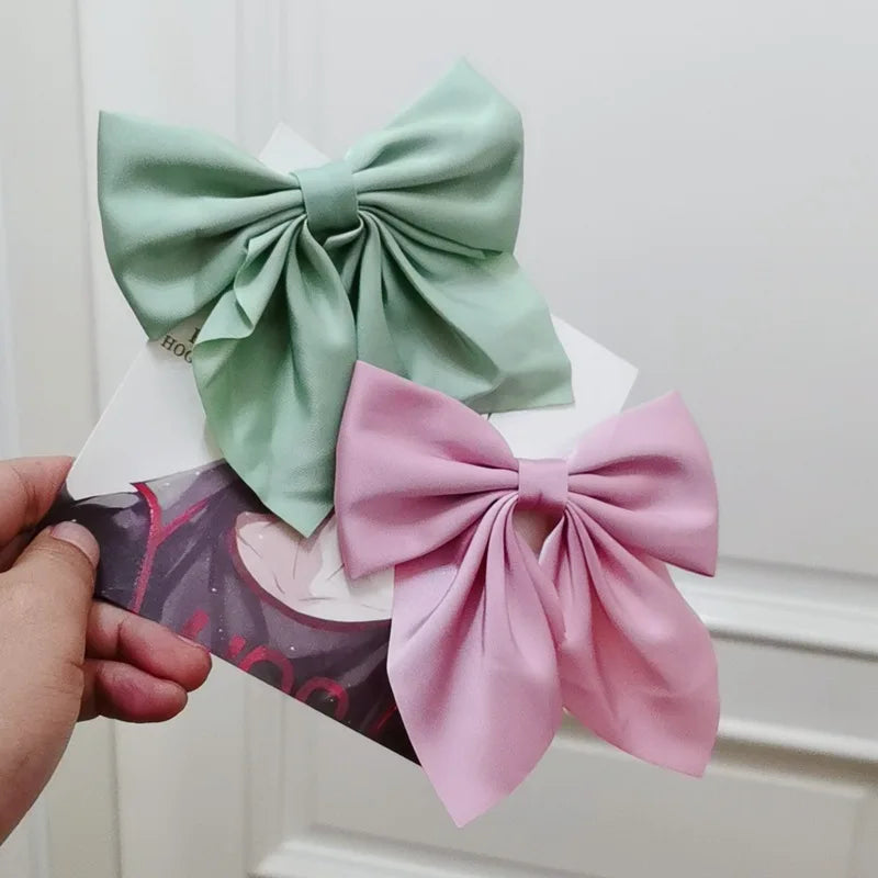 Rosalie Ribbon  Hair Bow Clip