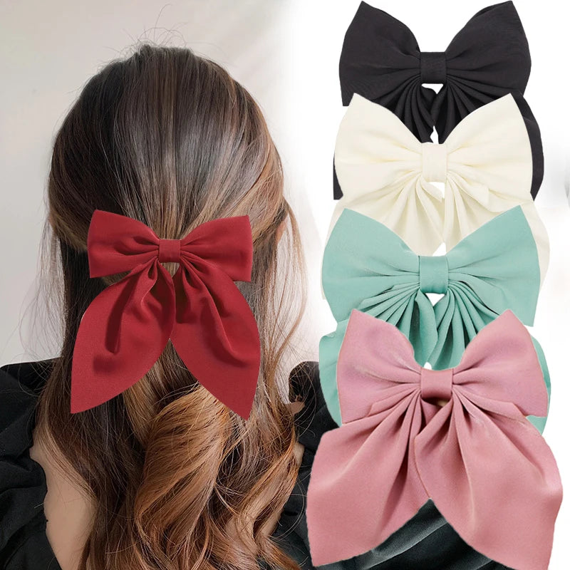 Rosalie Ribbon  Hair Bow Clip