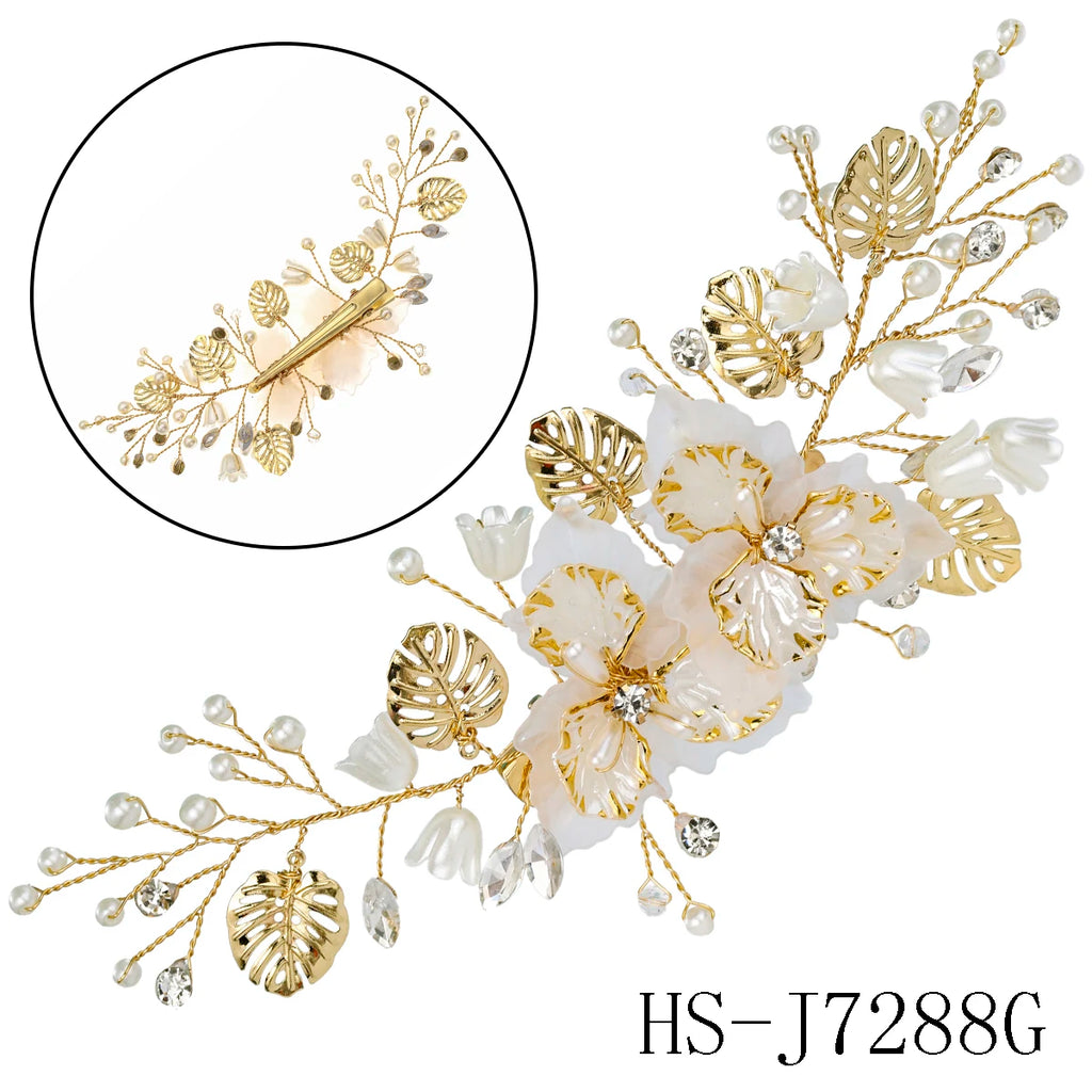 Blush Pearl Bloom Hair  Clip