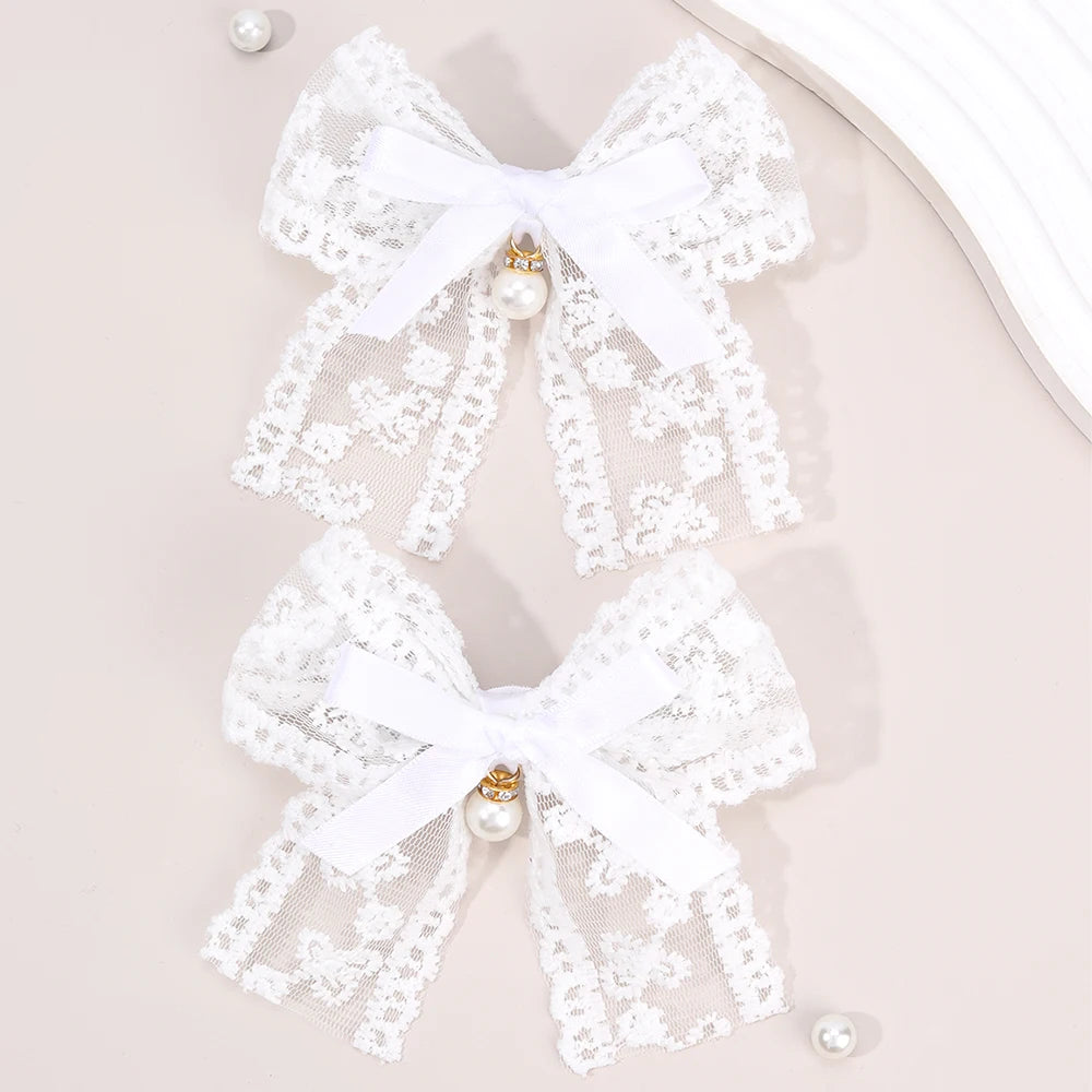 Snowflake Lace Bow