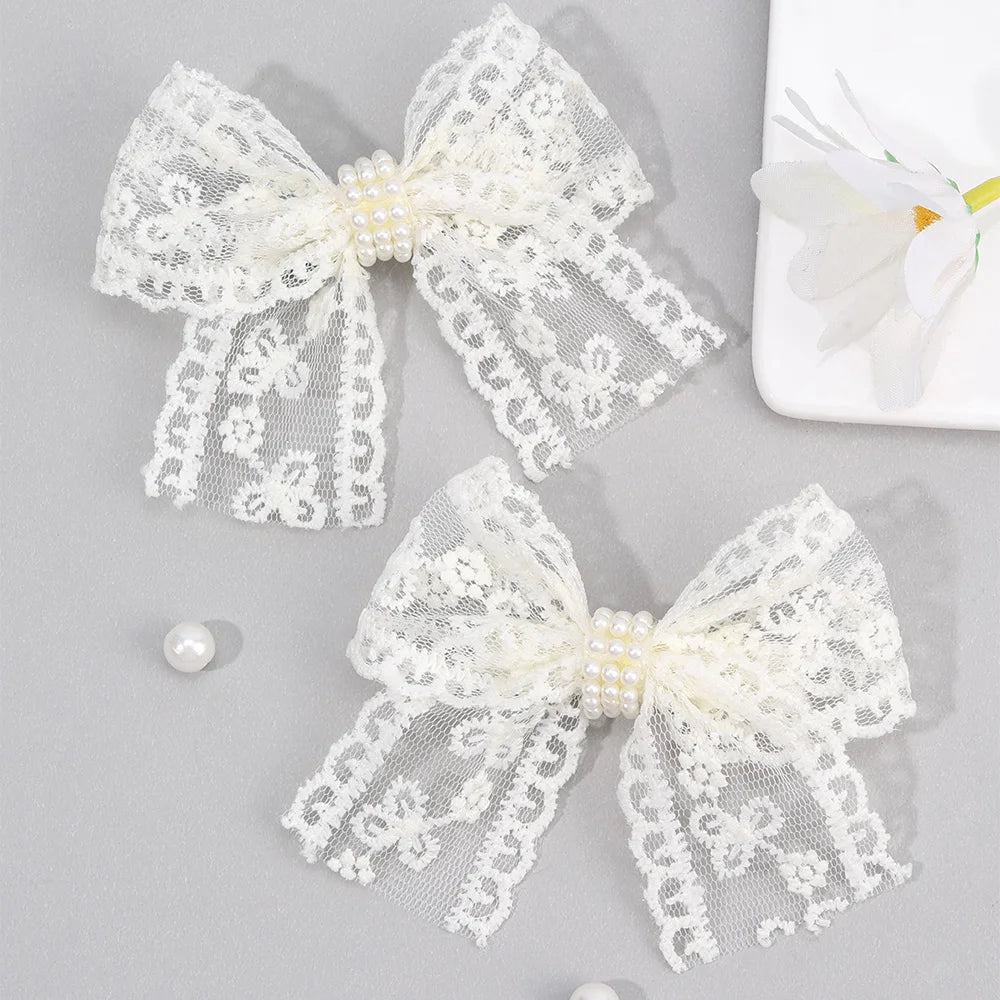 Snowflake Lace Bow