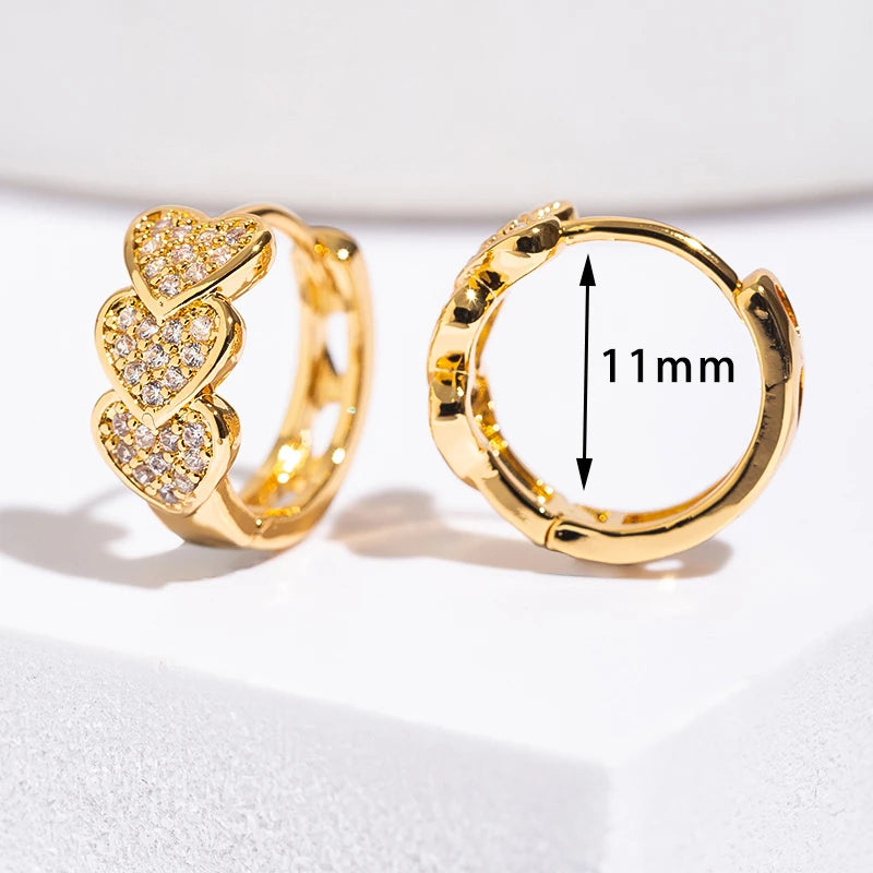 Amour Heart Hoops