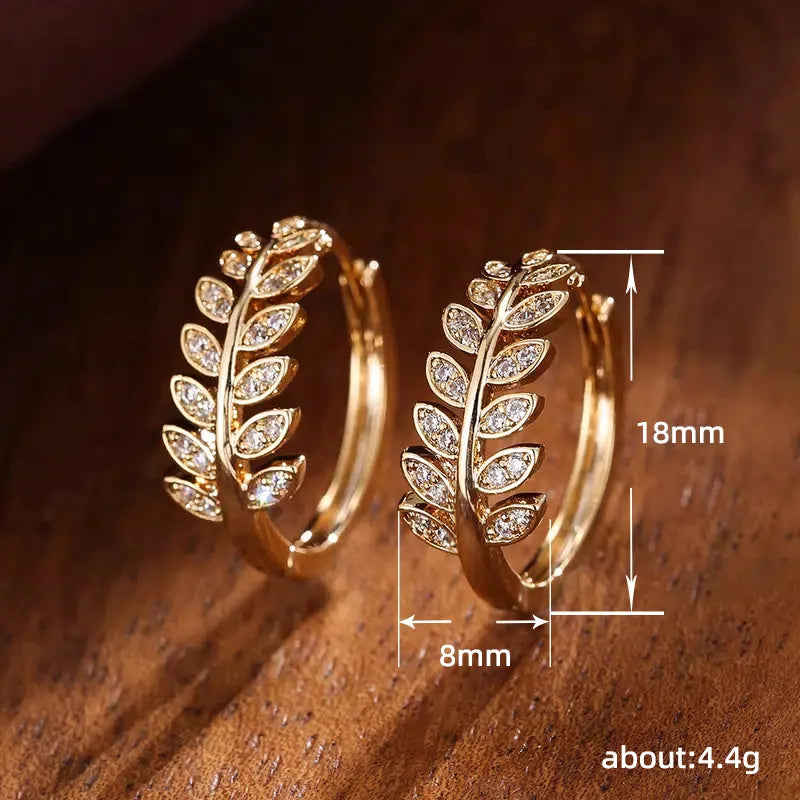 Elegant Leaf Earrings