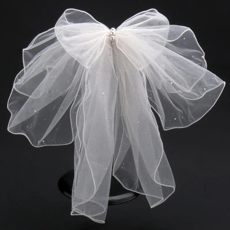 Aurora Veil Hair Bow
