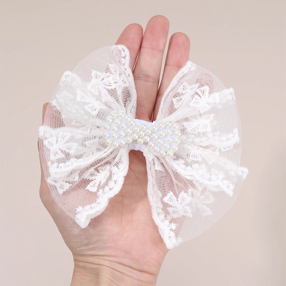 Snowflake Lace Bow