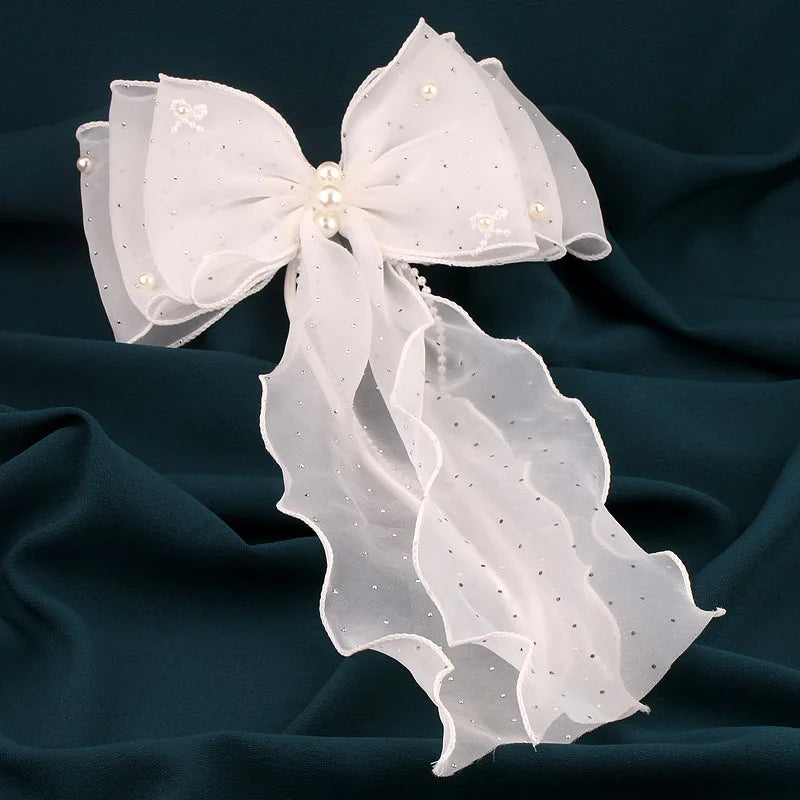 Aurora Veil Hair Bow