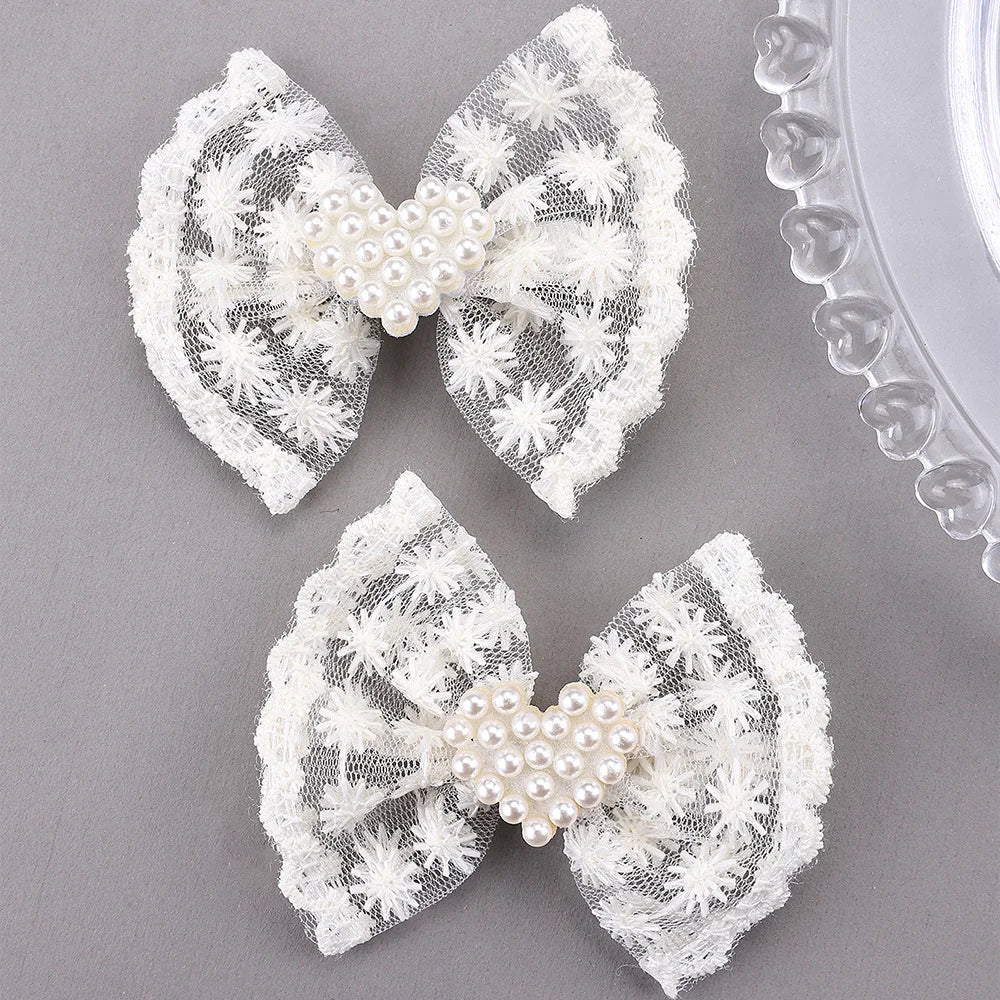 Snowflake Lace Bow