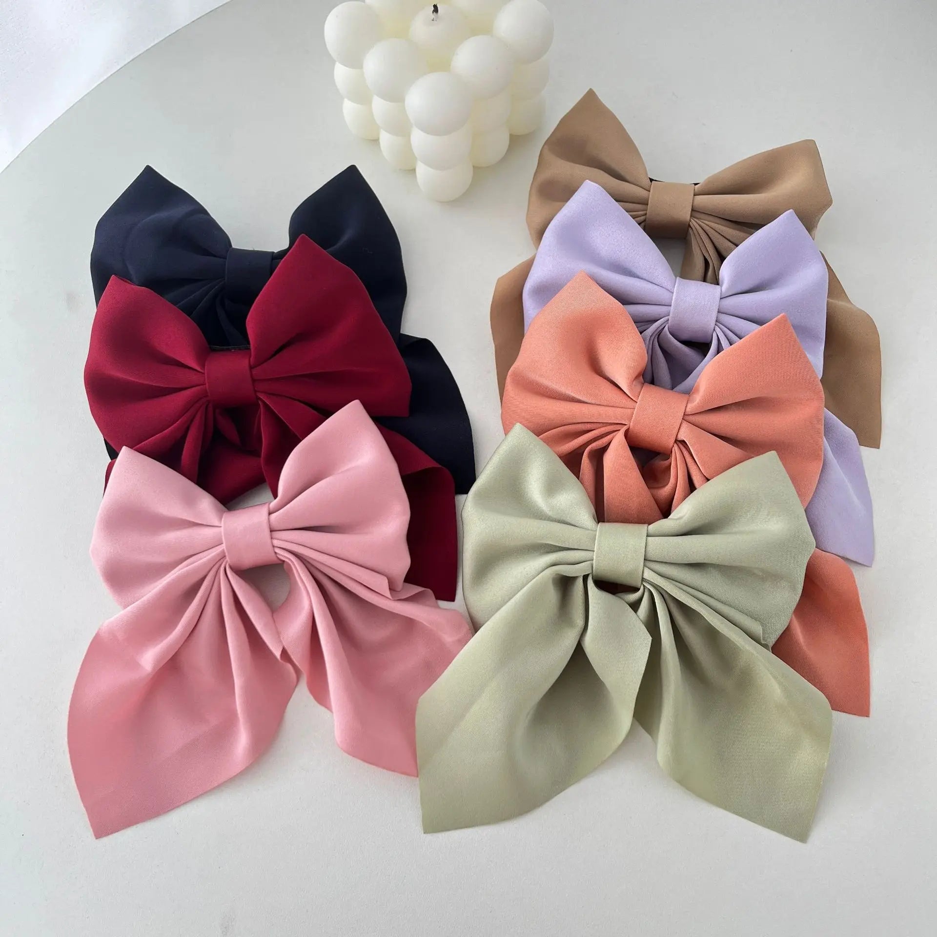 Rosalie Ribbon  Hair Bow Clip
