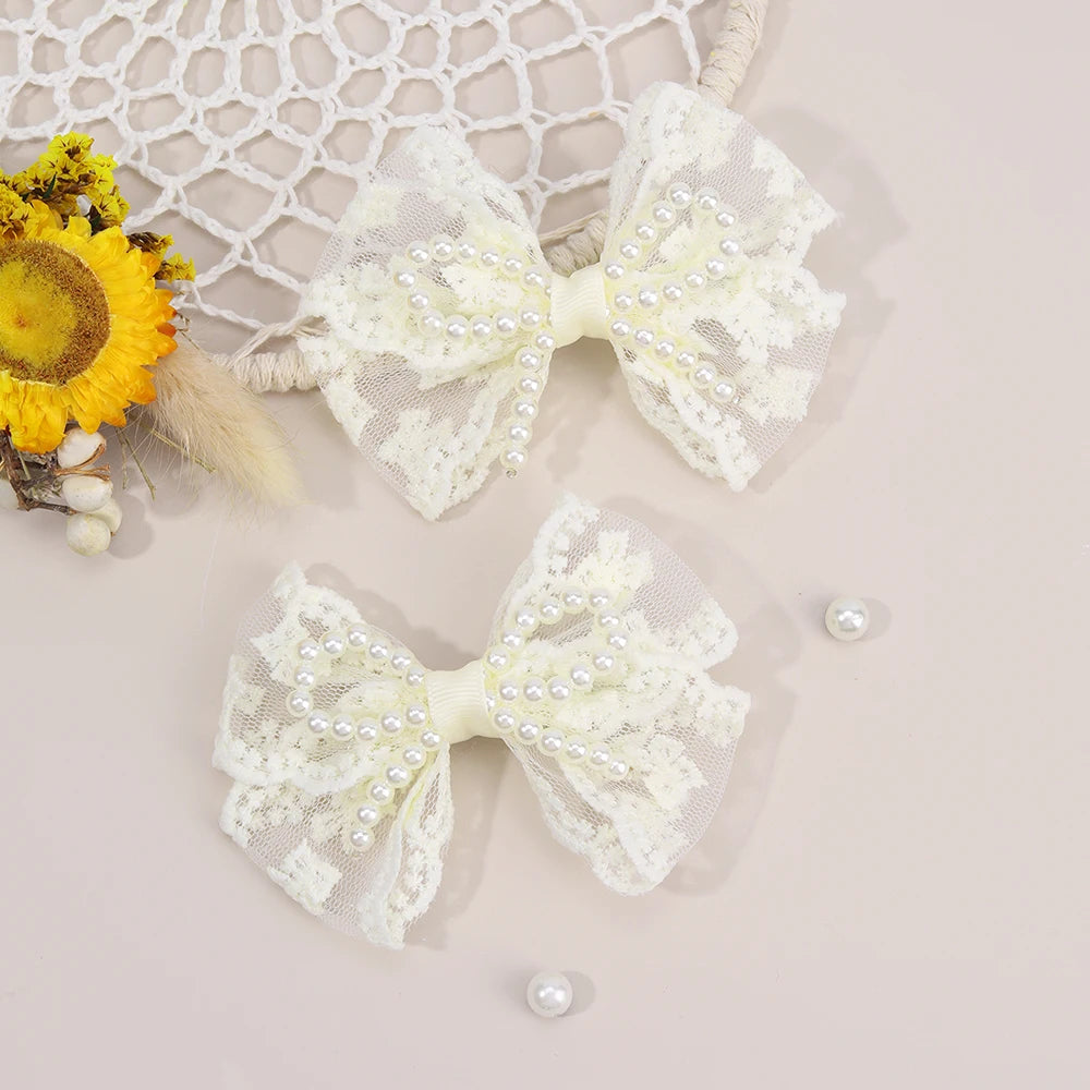 Snowflake Lace Bow