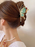 Crystal Butterfly  Hair Clip