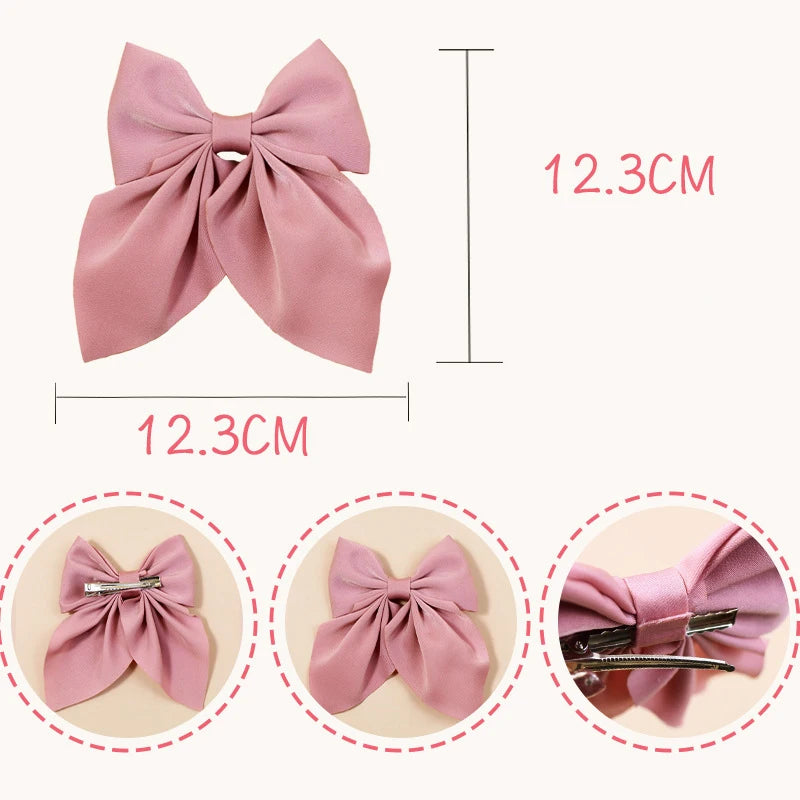 Rosalie Ribbon  Hair Bow Clip
