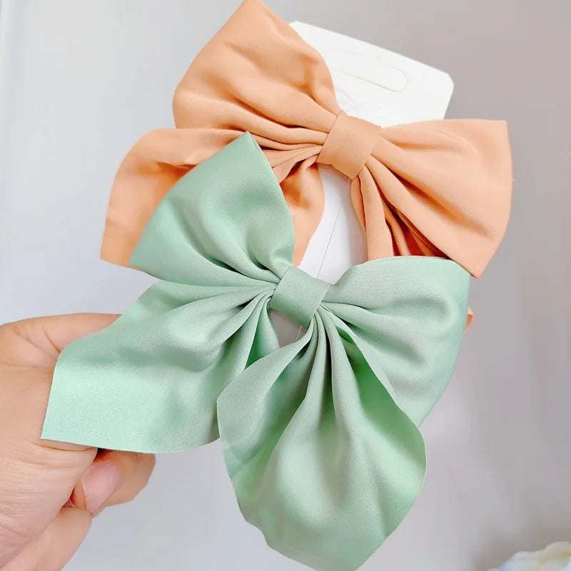 Rosalie Ribbon  Hair Bow Clip