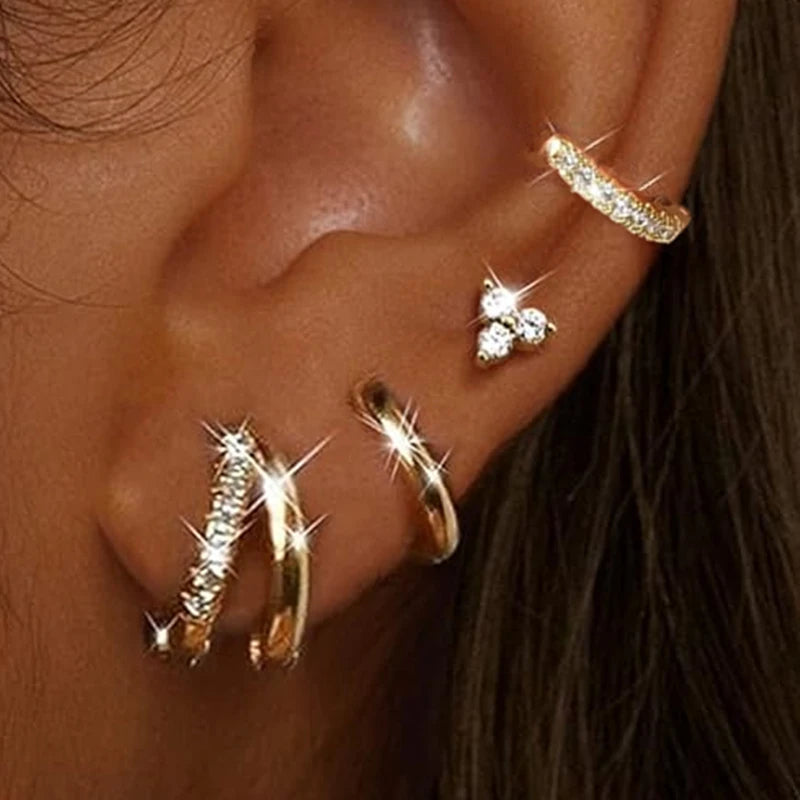 Luxury Chain Huggie Earrings