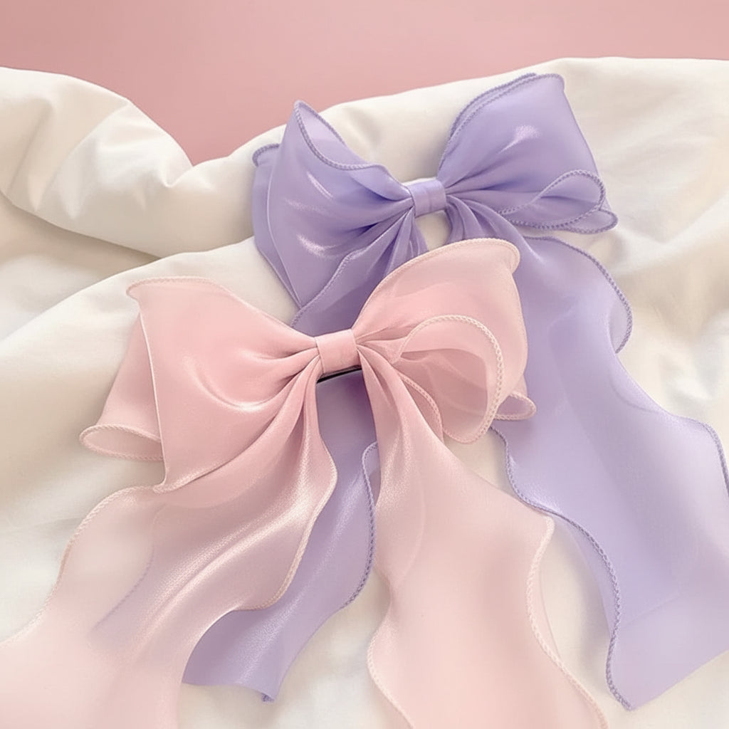 Celestia Chiffon Ribbon Hair clip