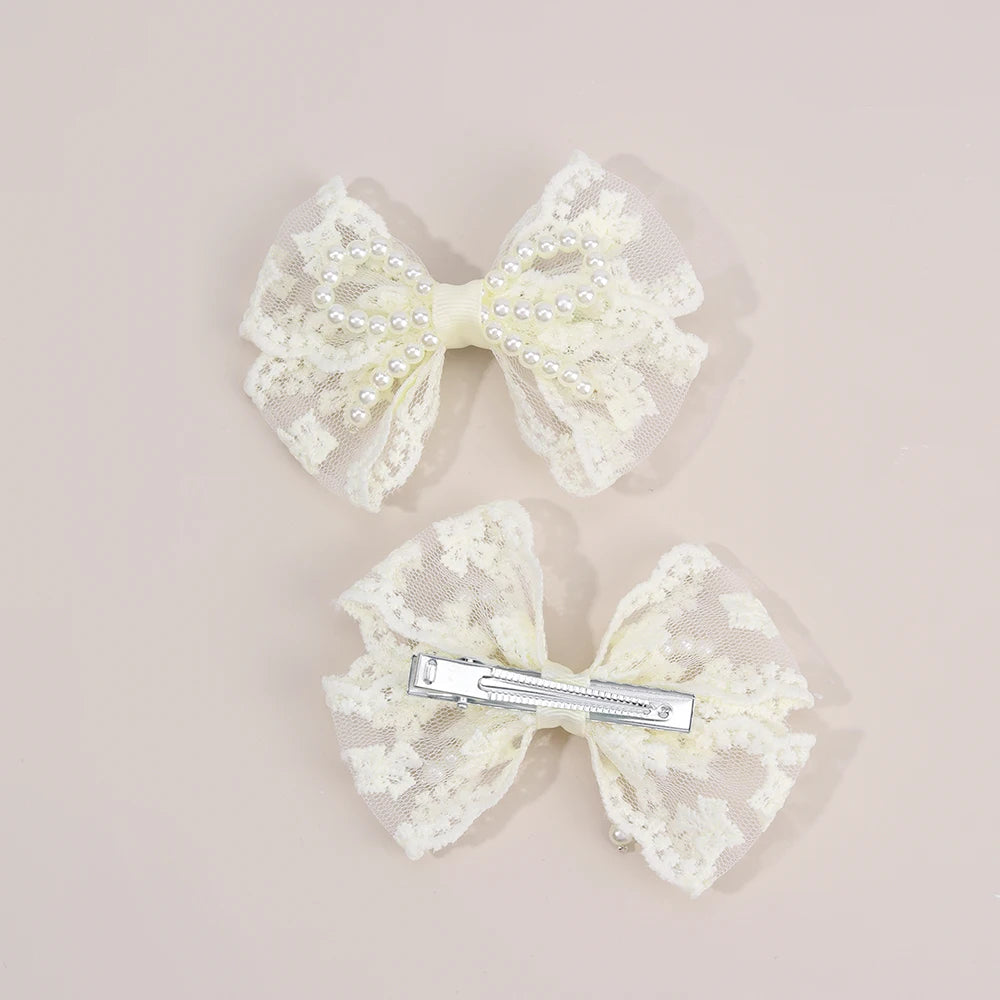 Snowflake Lace Bow
