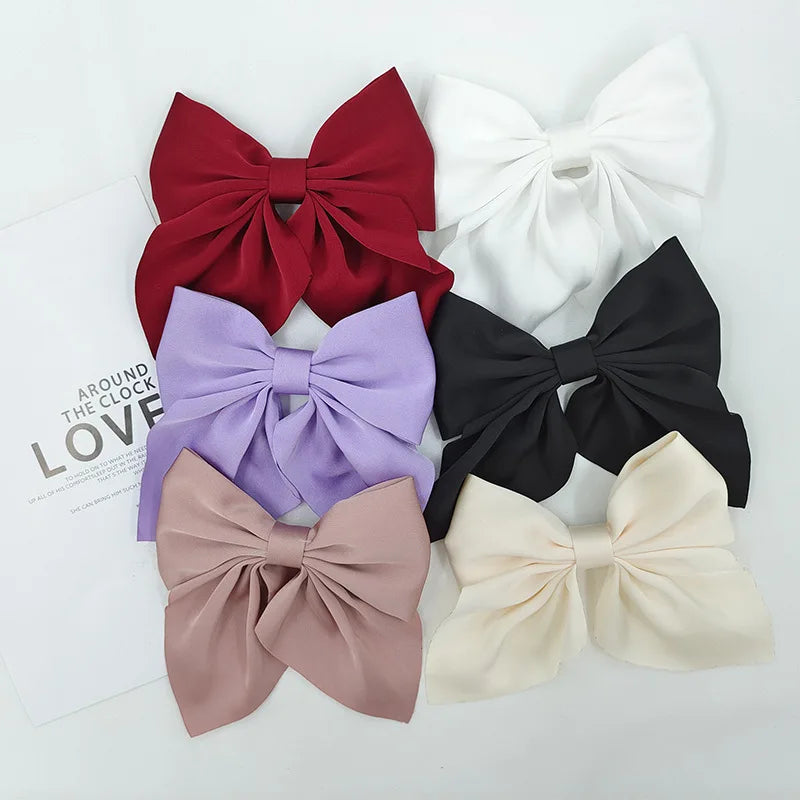Rosalie Ribbon  Hair Bow Clip