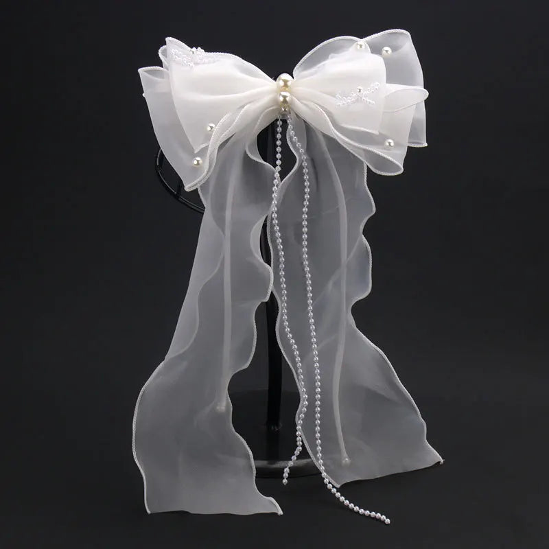 Aurora Veil Hair Bow