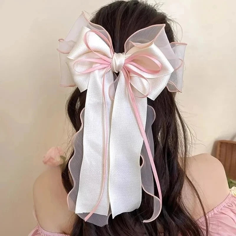 Elegant Satin Hair Bow