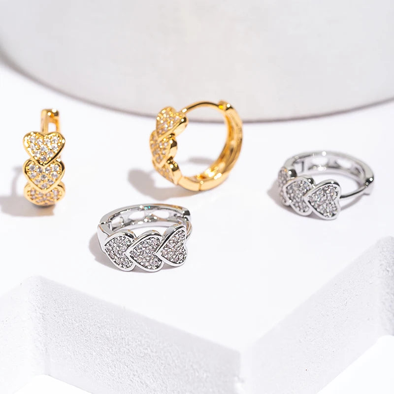 Amour Heart Hoops