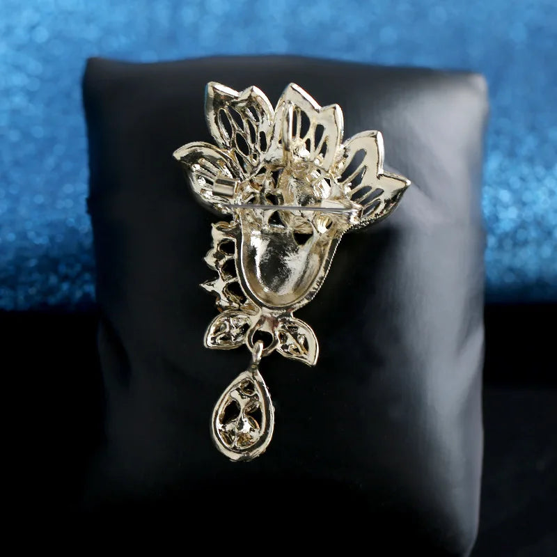 Aurora Crystal Brooch