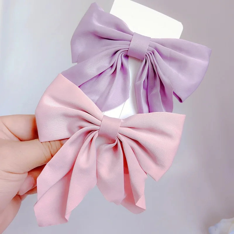 Rosalie Ribbon  Hair Bow Clip