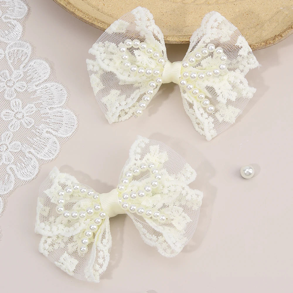 Snowflake Lace Bow