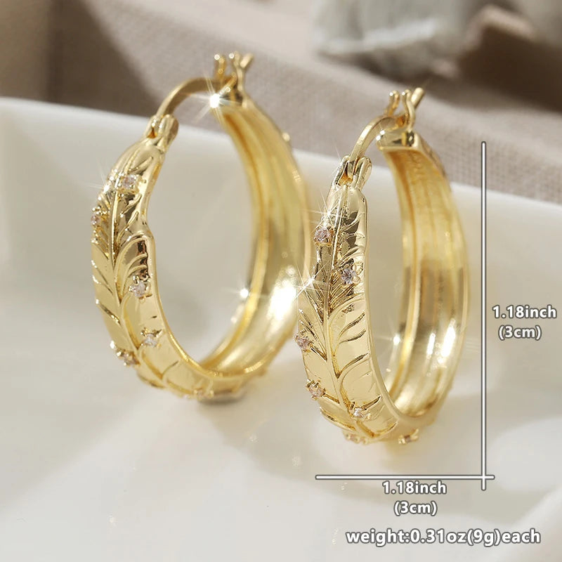 Aurora Gold Earrings