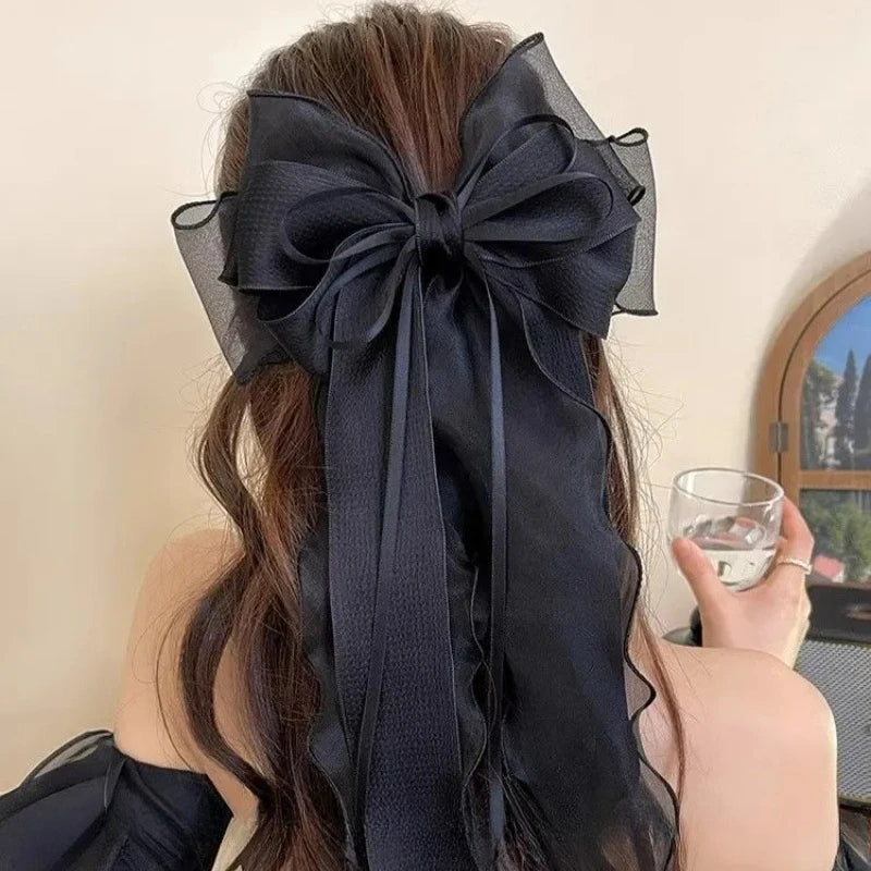 Elegant Satin Hair Bow