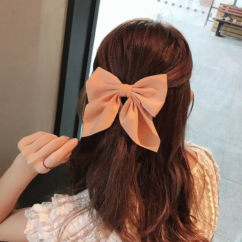 Rosalie Ribbon  Hair Bow Clip